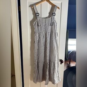 Striped Sleeveless Maxi Dress